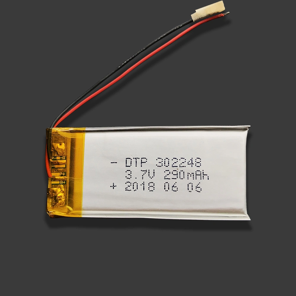 Wholesale 302248 290mAh 3.7V Rechargeable Ultra Thin Lipo Battery