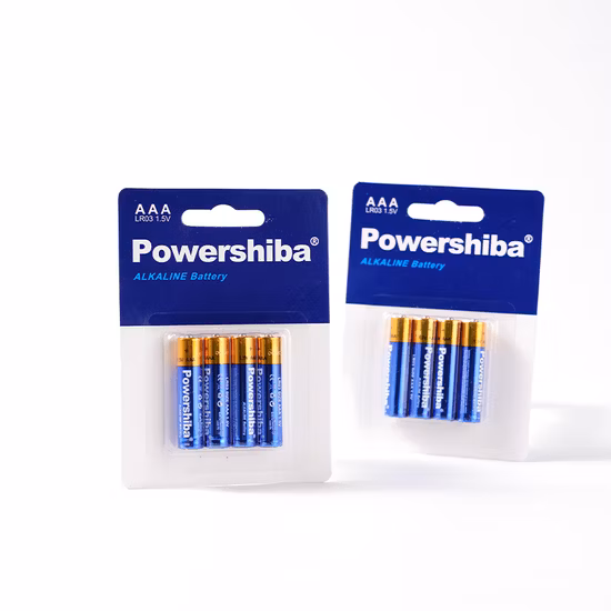 Pila seca AAA de 1,5V Am4 LR03 nº 7 pila alcalina para coches eléctricos