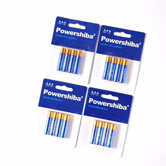 Pila seca alcalina LR6 de tamaño AA de alimentación de 1,5 V para cámara (AM3)